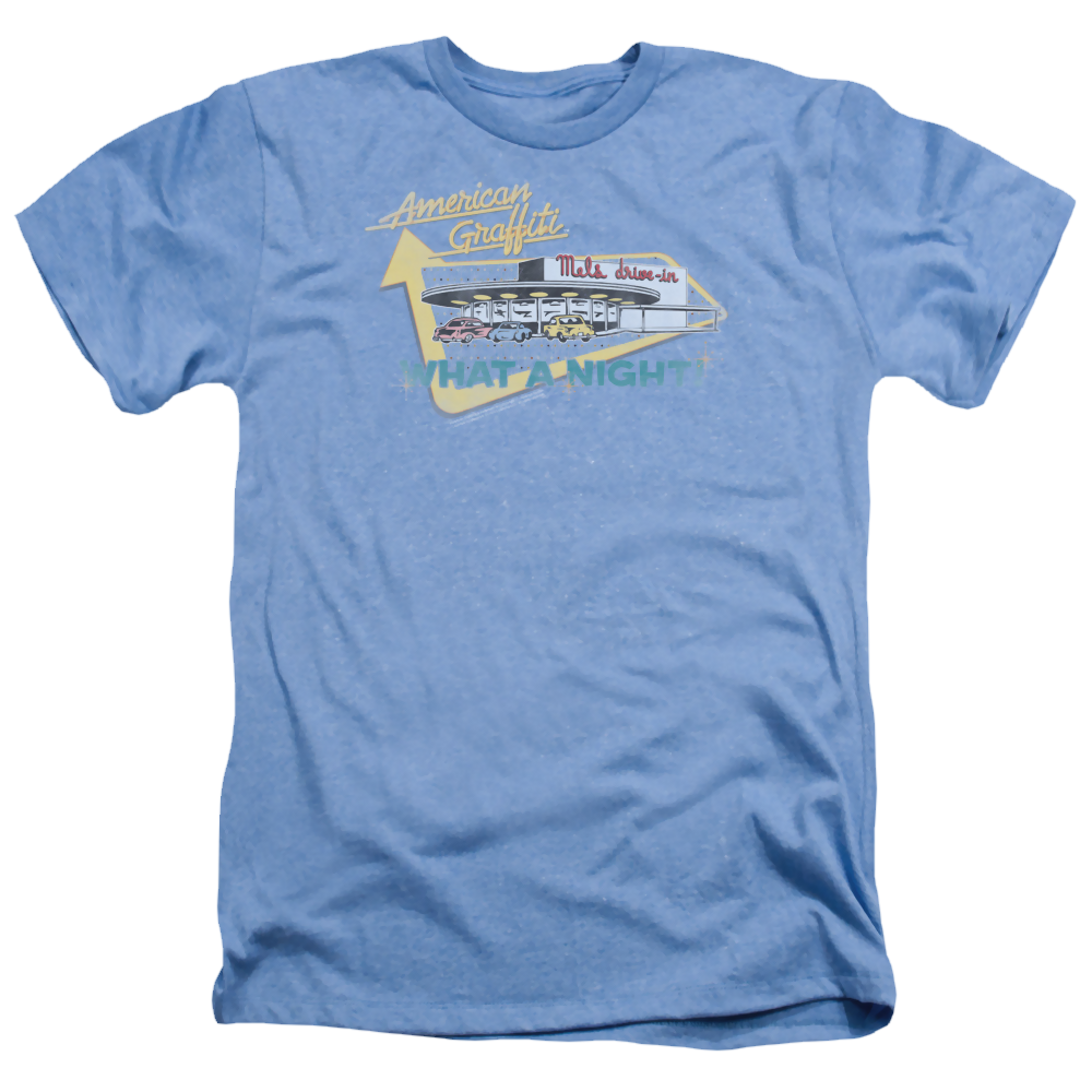 American Graffiti Mels Drive In - Men's Heather T-Shirt