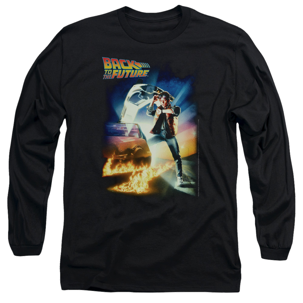 Back To The Future Poster - Men's Long Sleeve T-Shirt