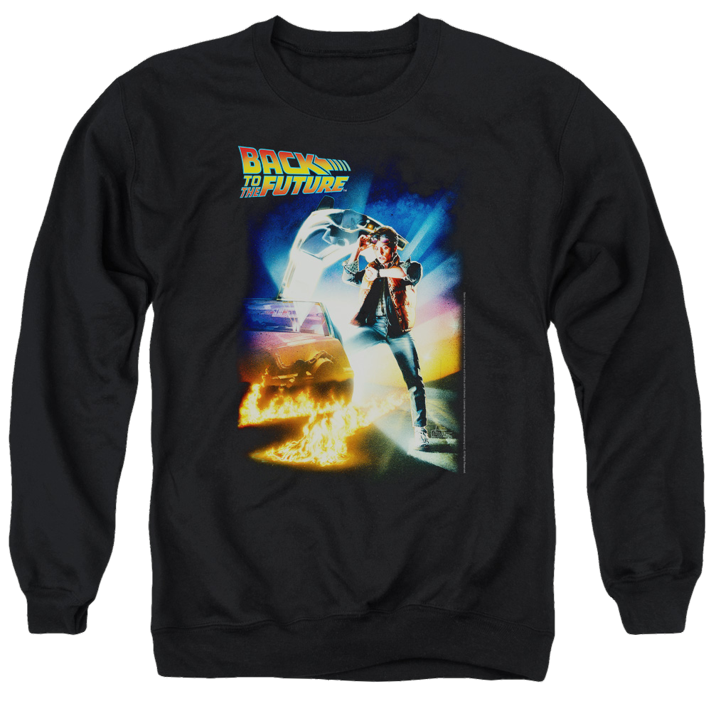 Back To The Future Poster - Men's Crewneck Sweatshirt