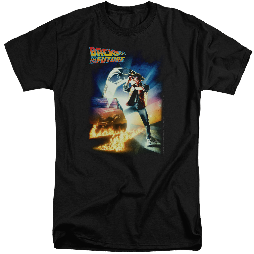 Back To The Future Poster - Men's Tall Fit T-Shirt