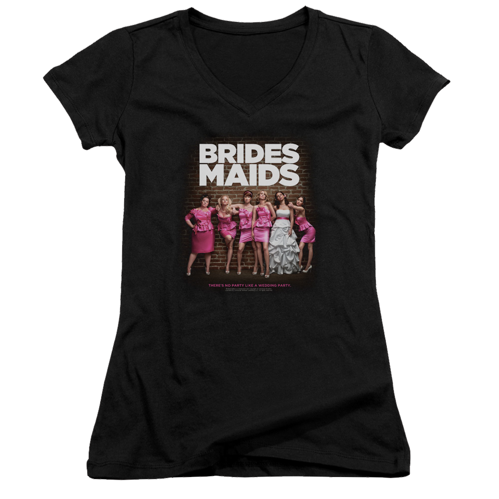 Bridesmaids Poster - Juniors V-Neck T-Shirt