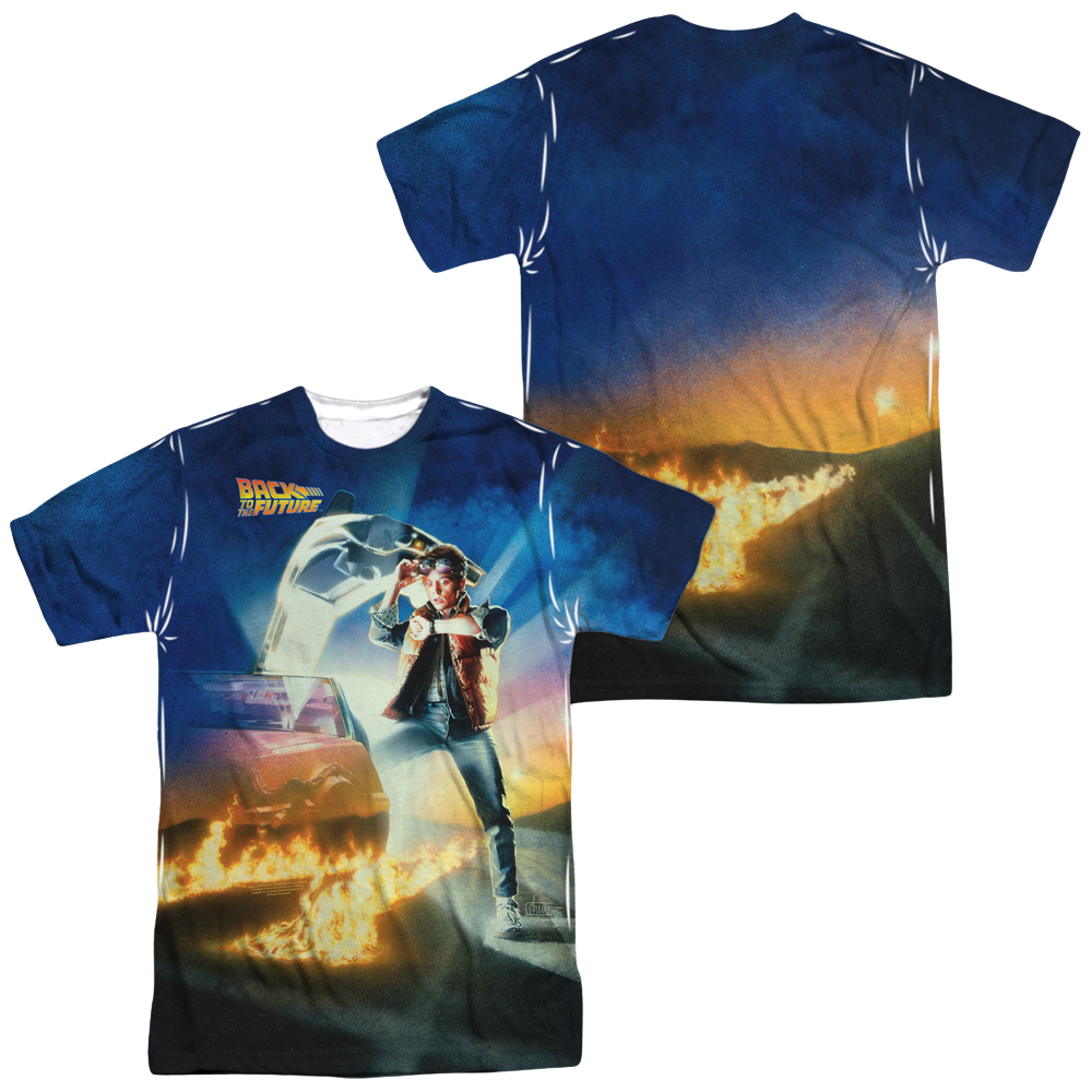 Back To The Future Movie Poster Men's All Over Print T-Shirt