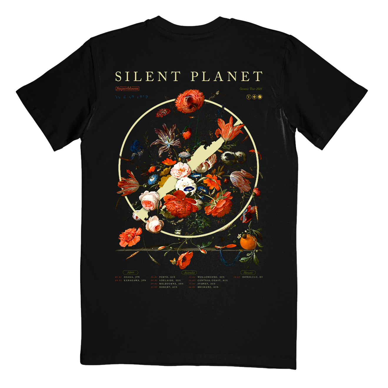 "Vintage Flower Tour" T-Shirt