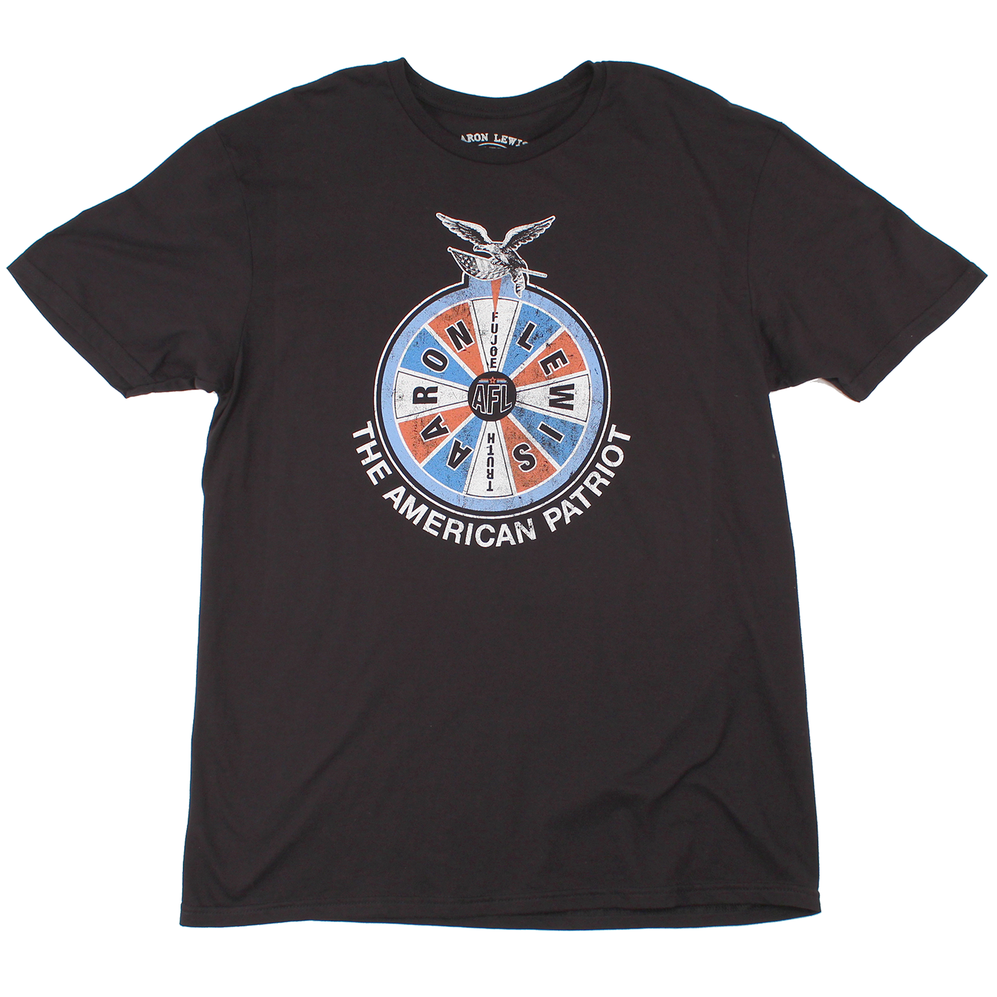 Aaron Lewis Wheel Of Truth Mens T Shirt Black