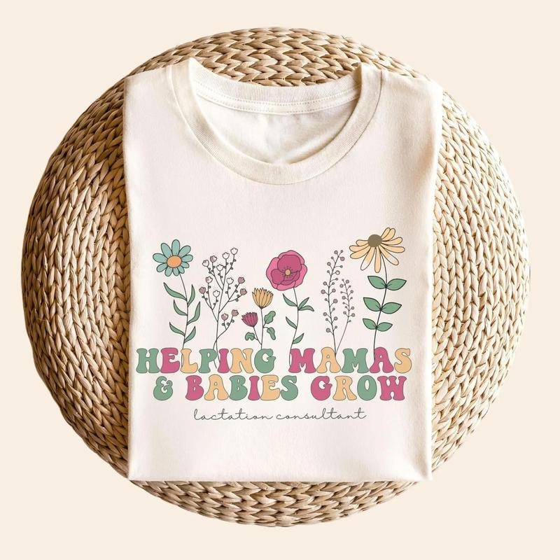 Wildflower Lactation Consultant Shirt Lactation Nurse Lactation Counselor Educator Tshirt Lactation Specialist Lactation Consultant Gift