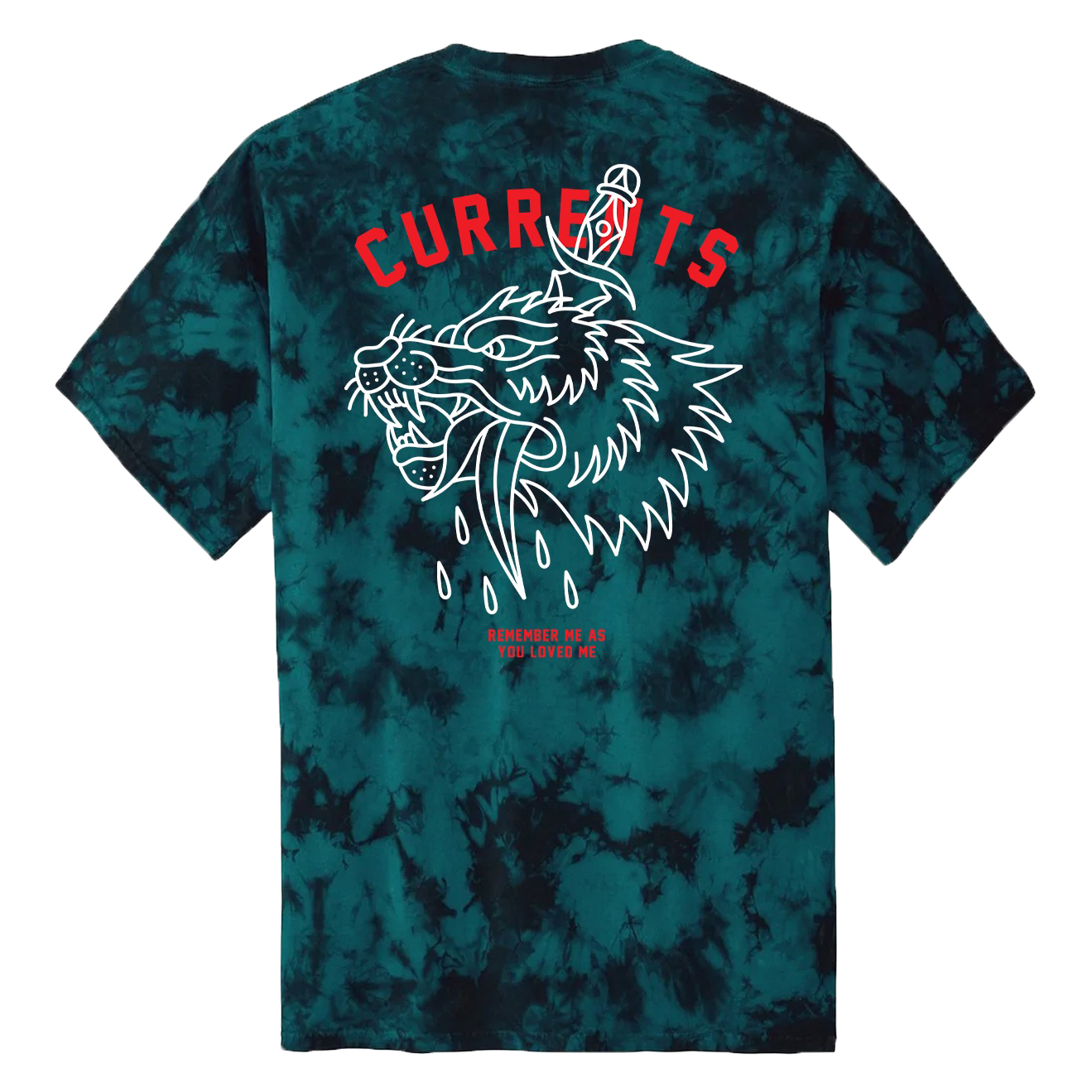 "Wolf Dagger" Tie Dye T-Shirt