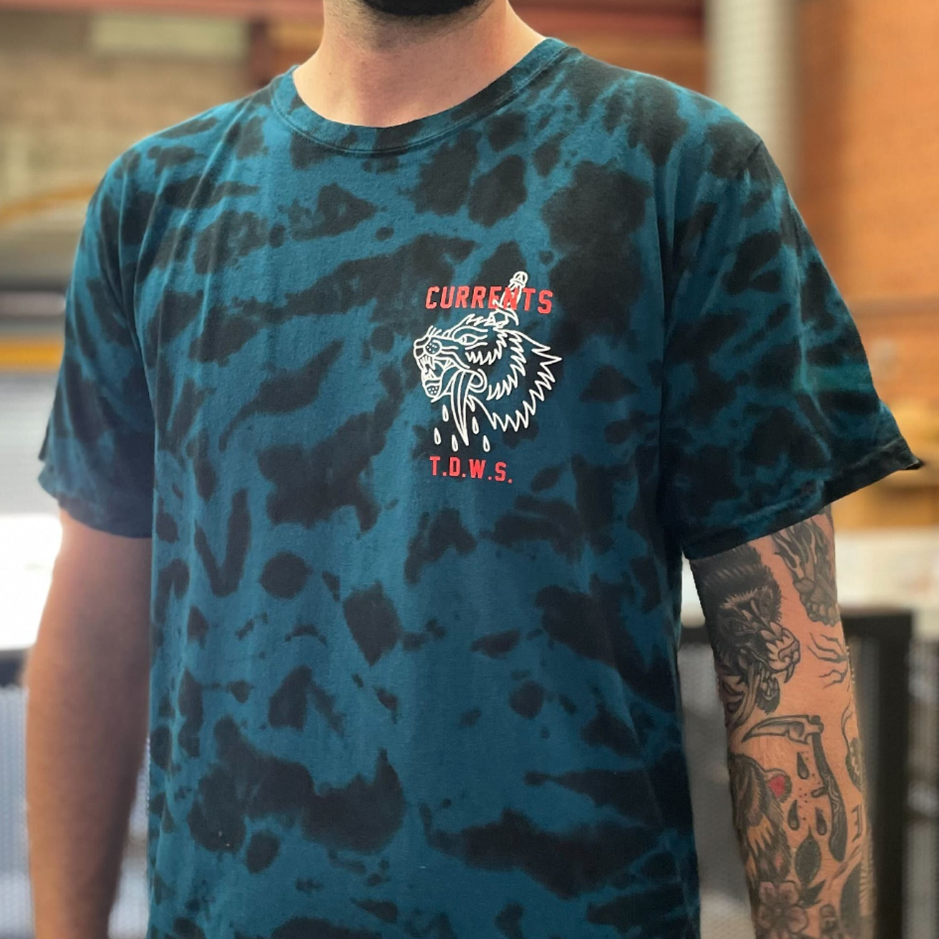 "Wolf Dagger" Tie Dye T-Shirt