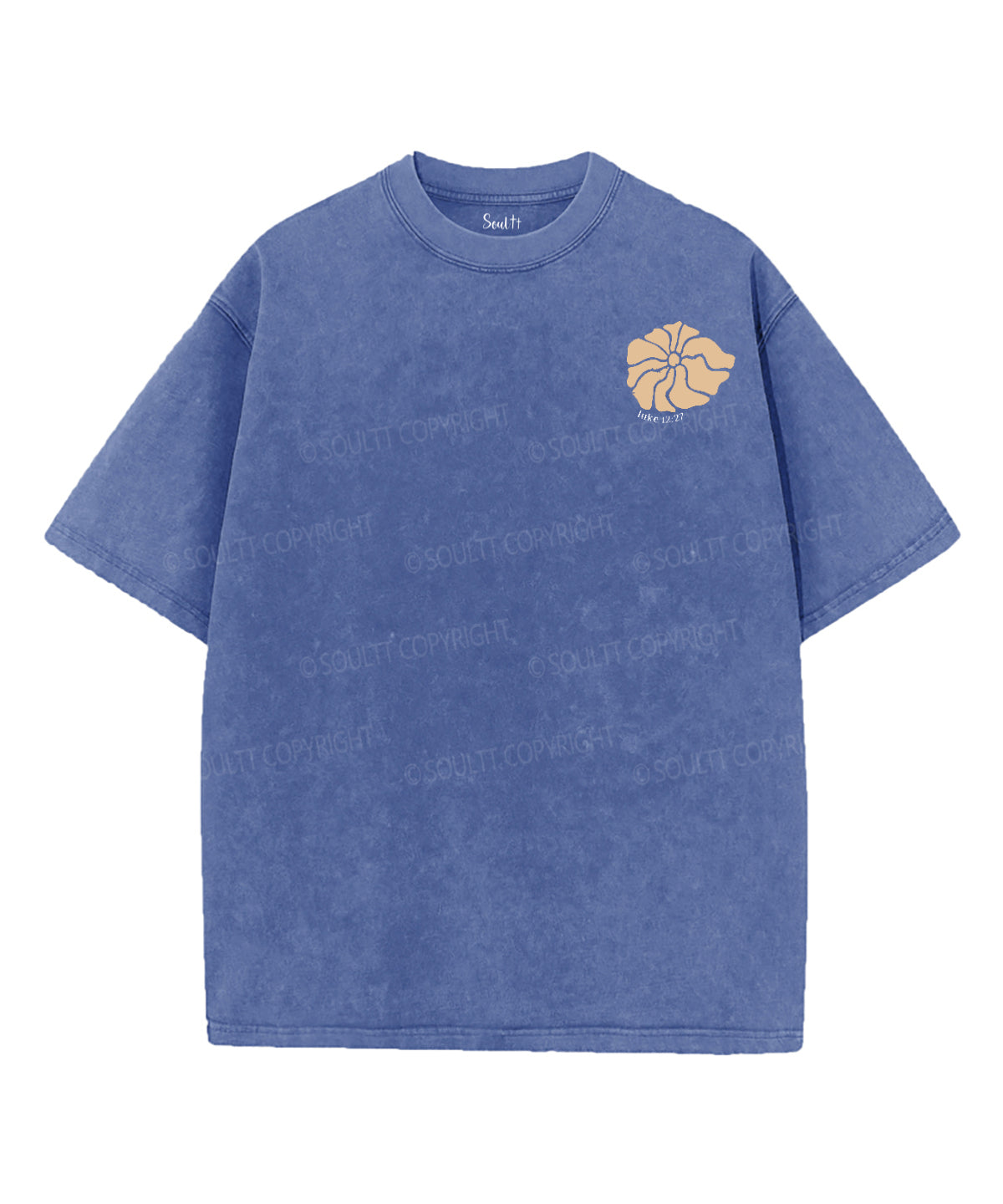 Consider The Wildflowers Double Sided Unisex Washed Christian T-shirt Style003