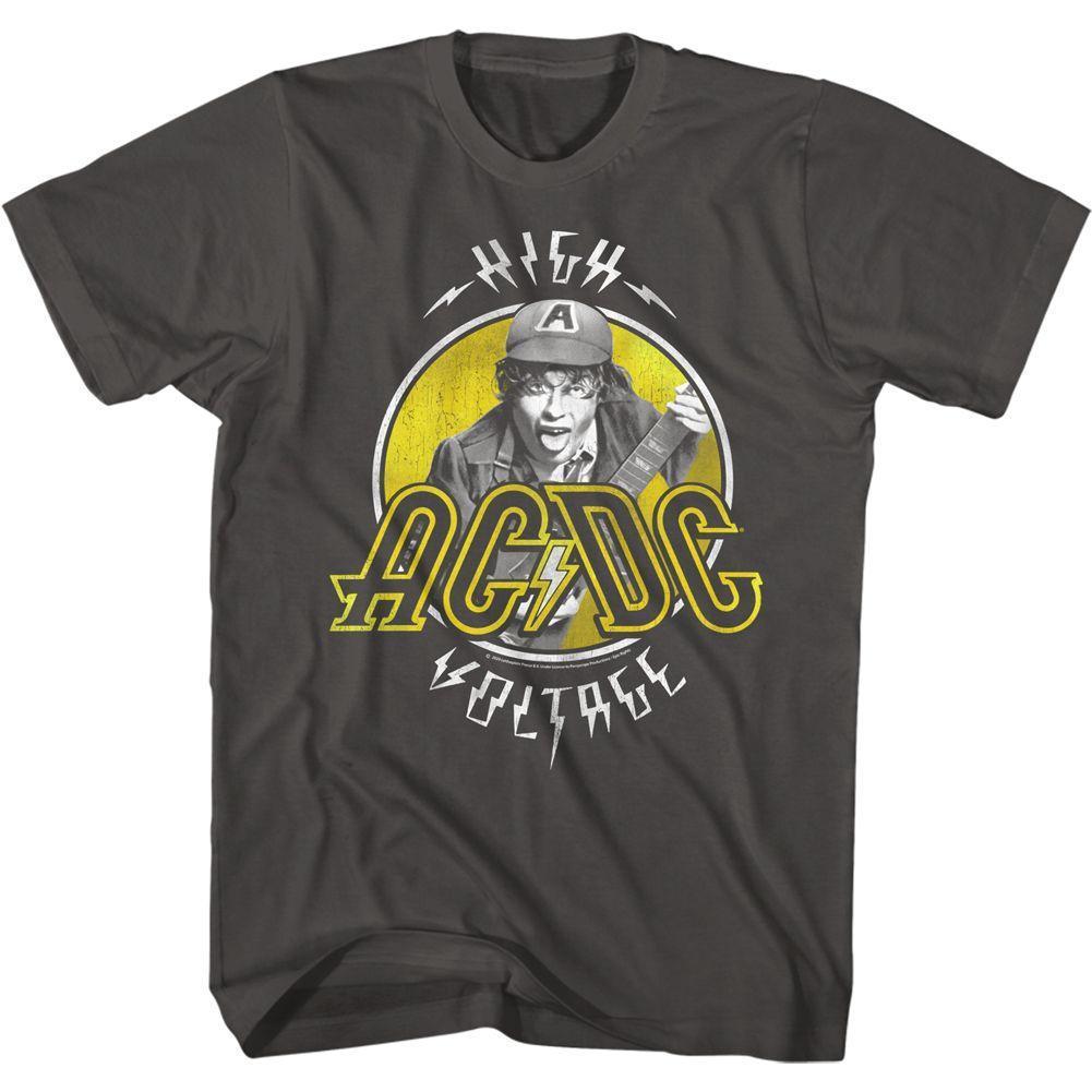 AC/DC - Twotone High Voltage Boyfriend Tee