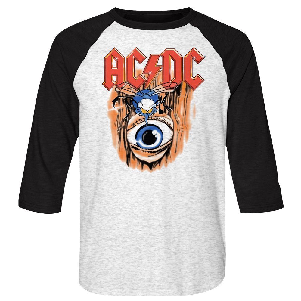 AC/DC - Vintage Fly On Wall Baseball Shirt
