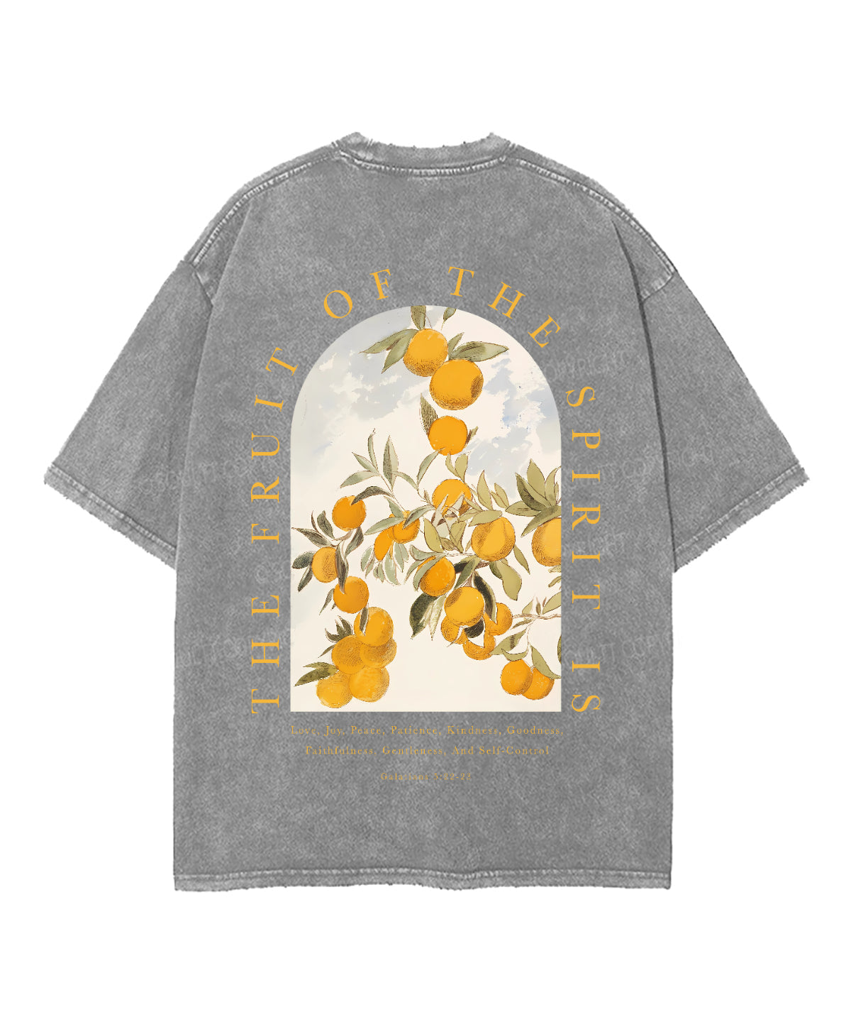 The Fruit of the Spirit Unisex Washed Christian T-shirt