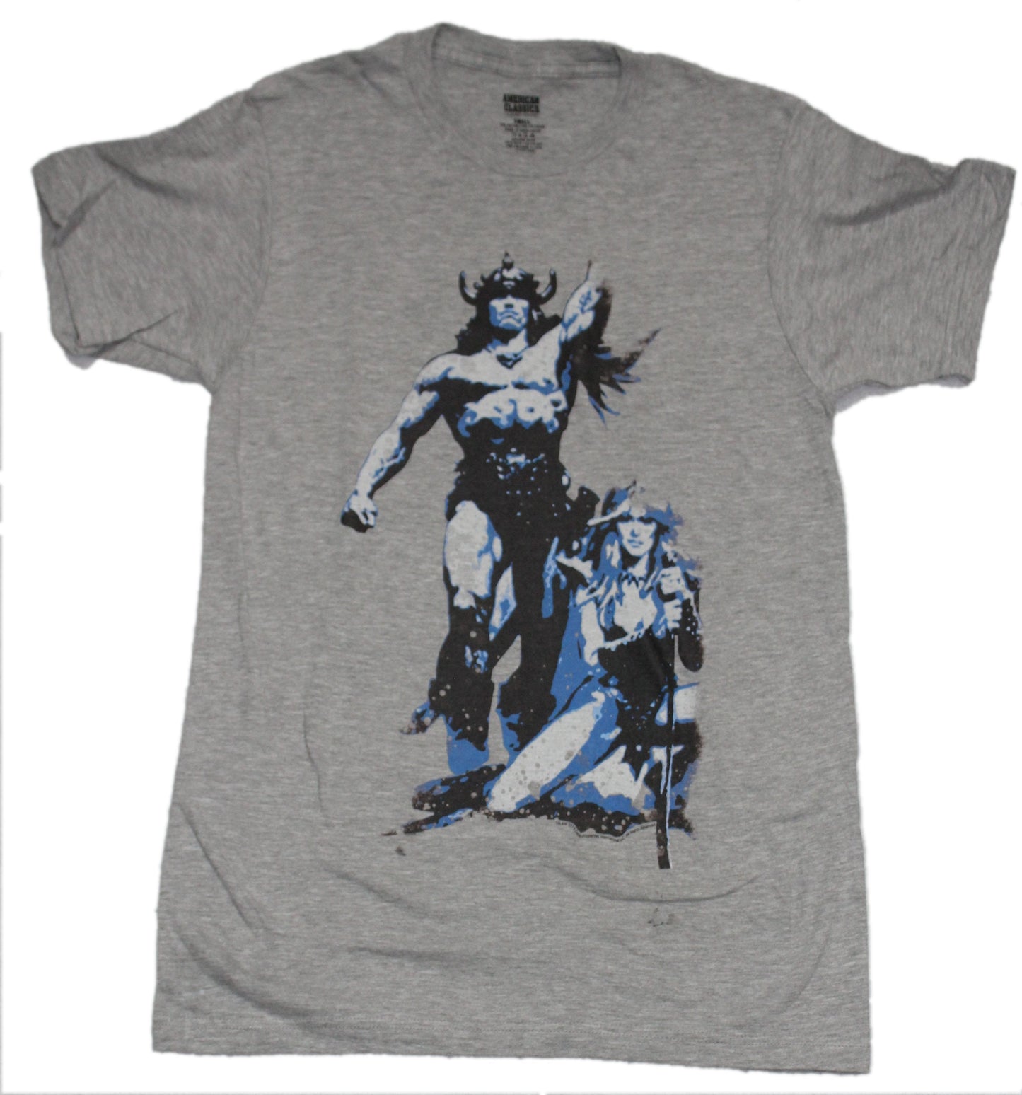 Conan the Destroyer Mens T-Shirt - Stylized Movie Poster Image