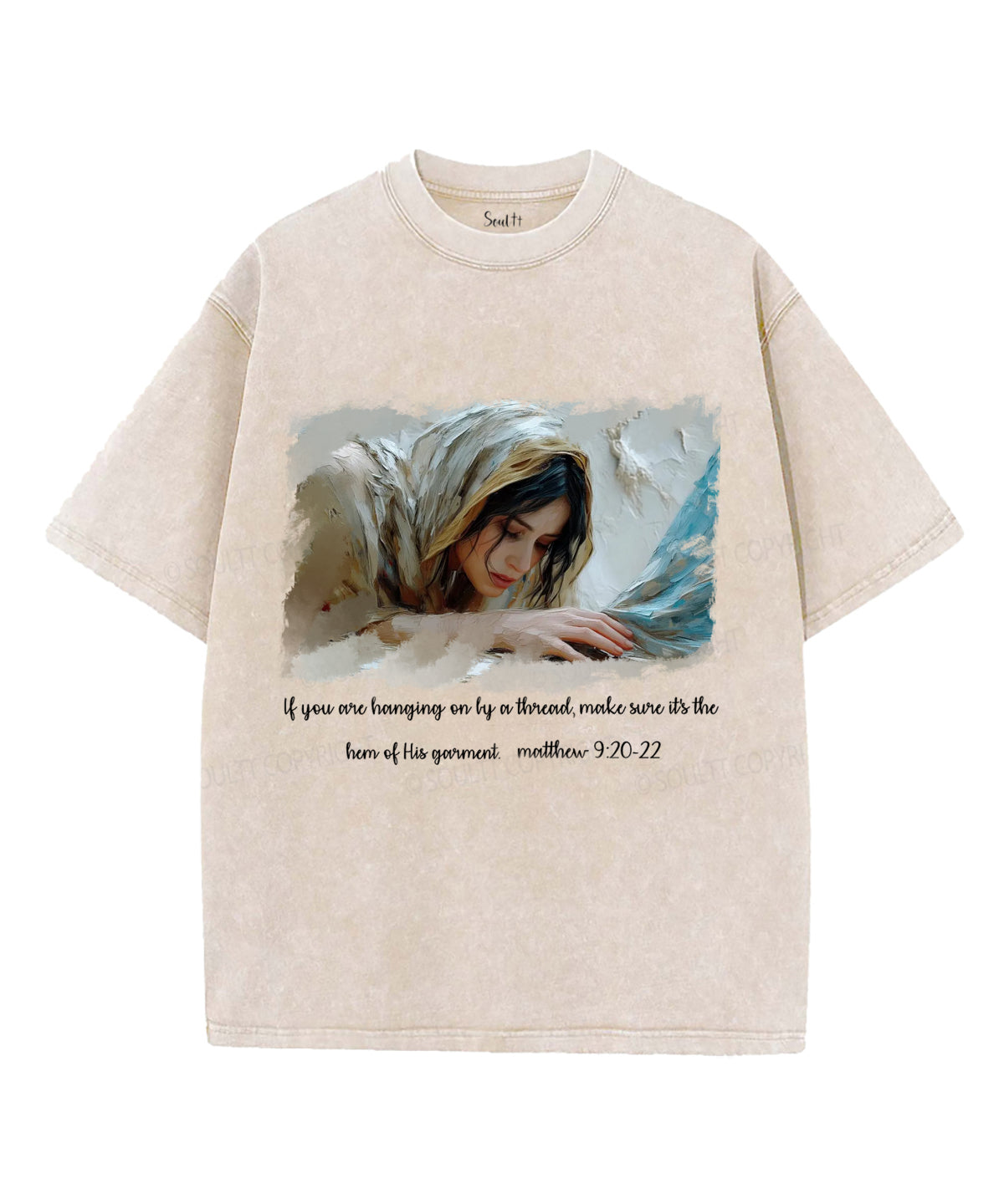 If You are Hanging on Unisex Washed Christian T-shirt