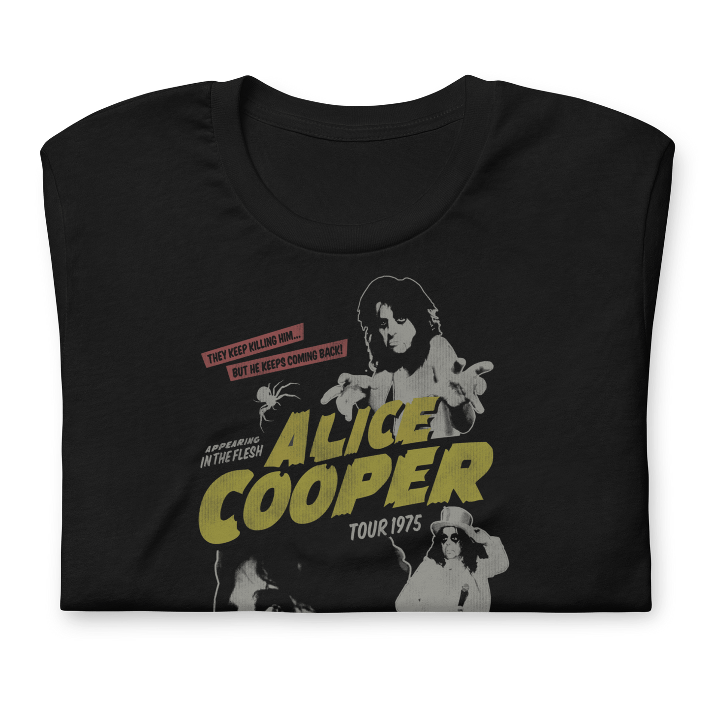 Alice Cooper 1975 Tour Vintage T-Shirt