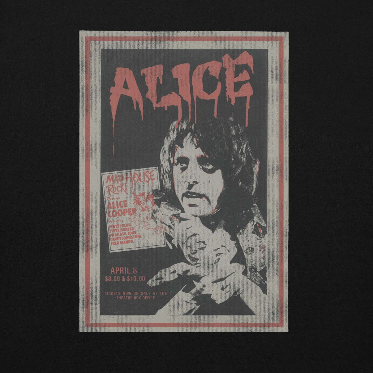 Alice Cooper Madhouse Vintage Hoodie