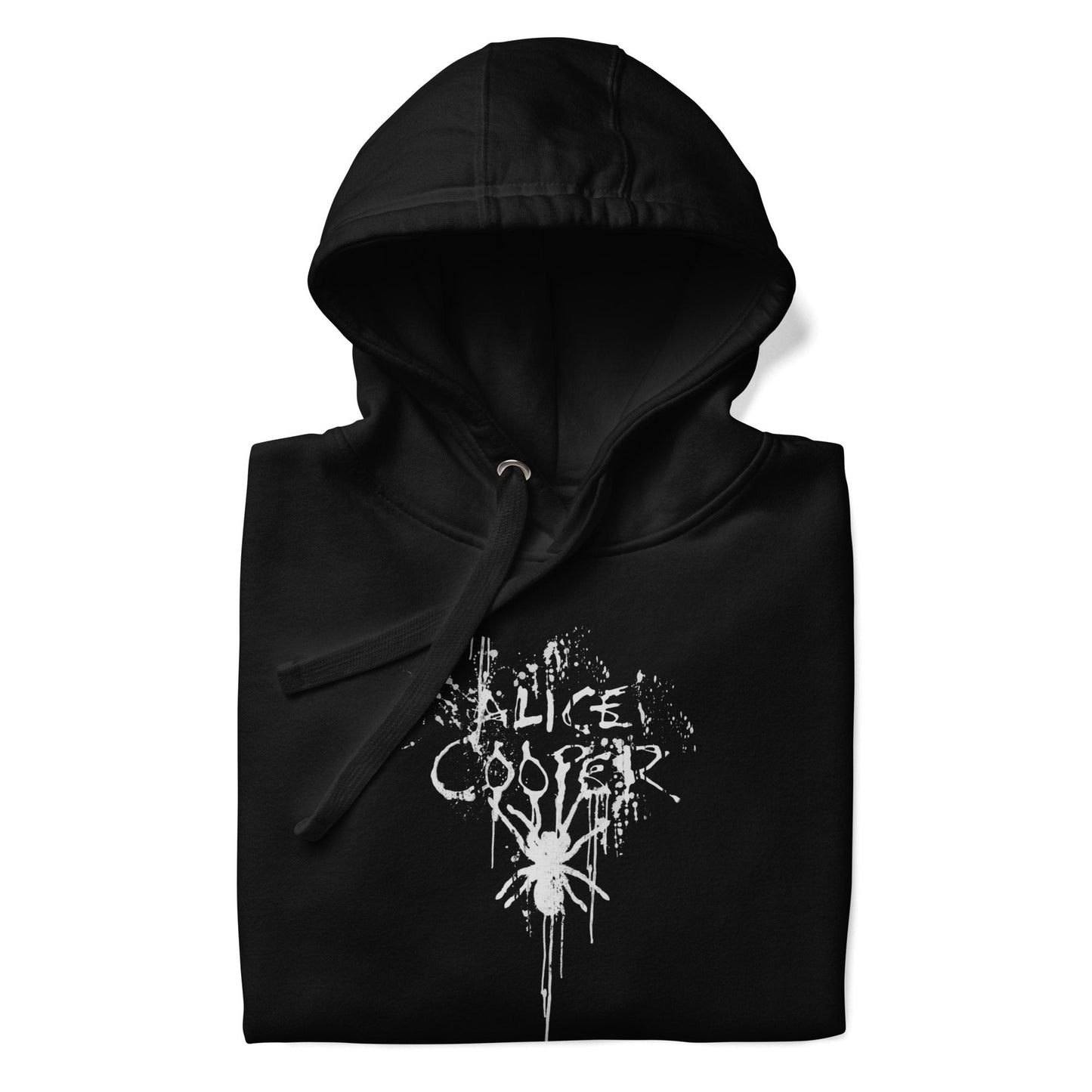 Alice Cooper Spider Drip Classic Mens Hoodie Black