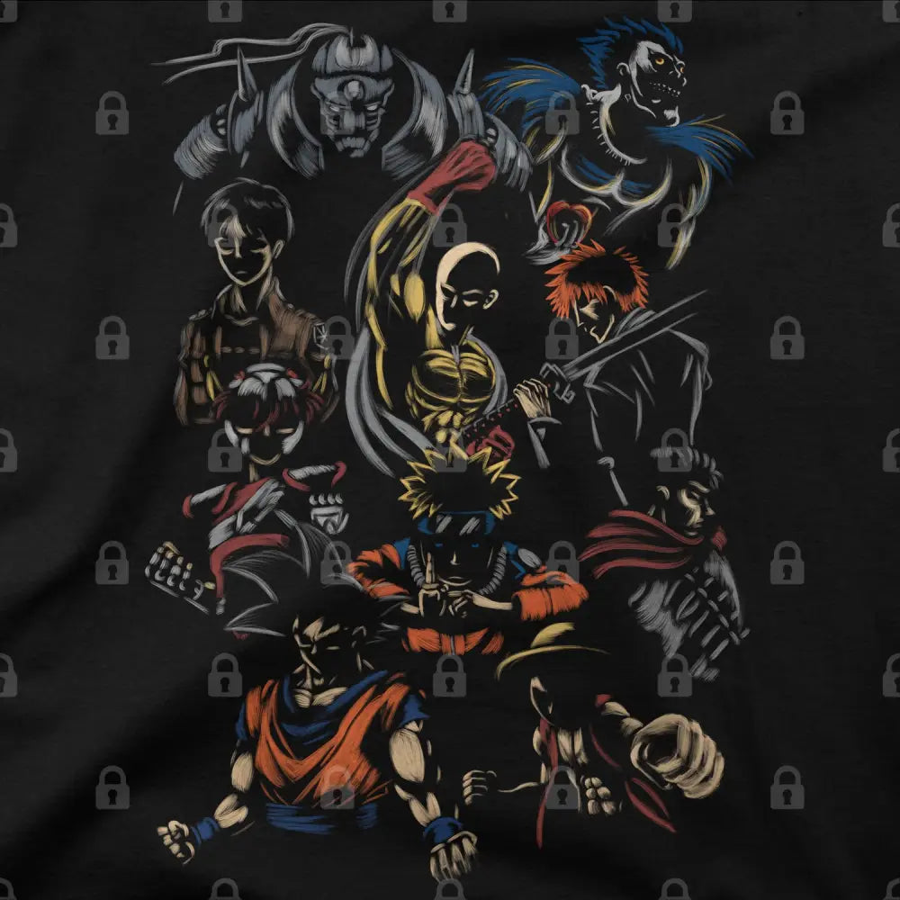 Anime Heroes T-Shirt
