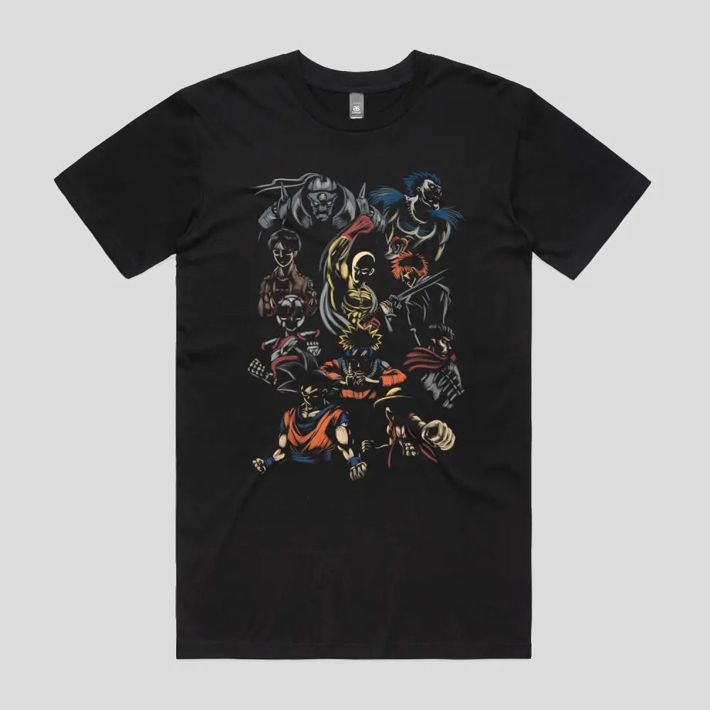 Anime Heroes T-Shirt