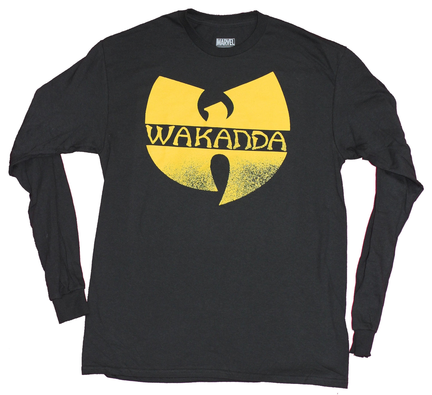Black Panther Mens Long Sleeve T-Shirt - Wakanda Wu Tang Amalgam
