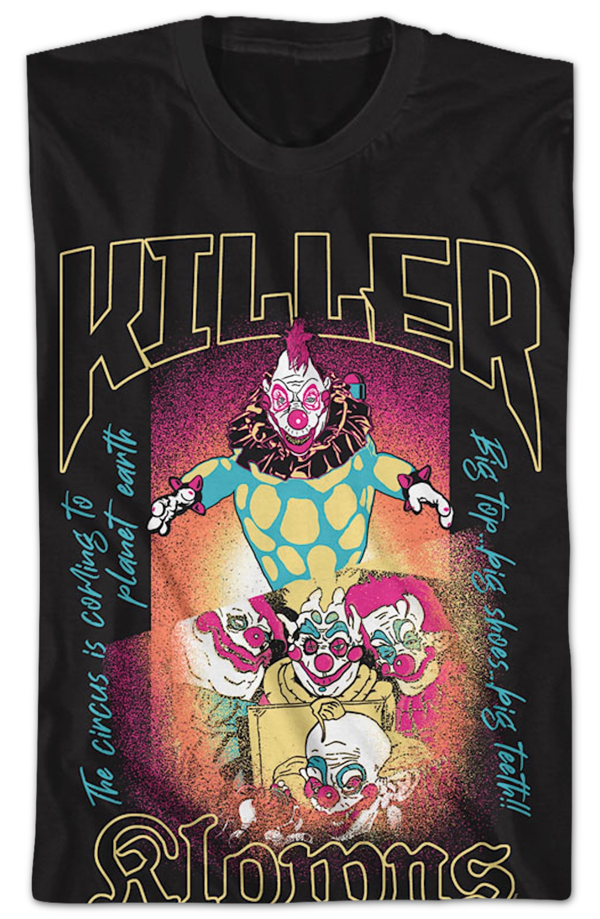 Big Top Poster Killer Klowns From Outer Space T-Shirt