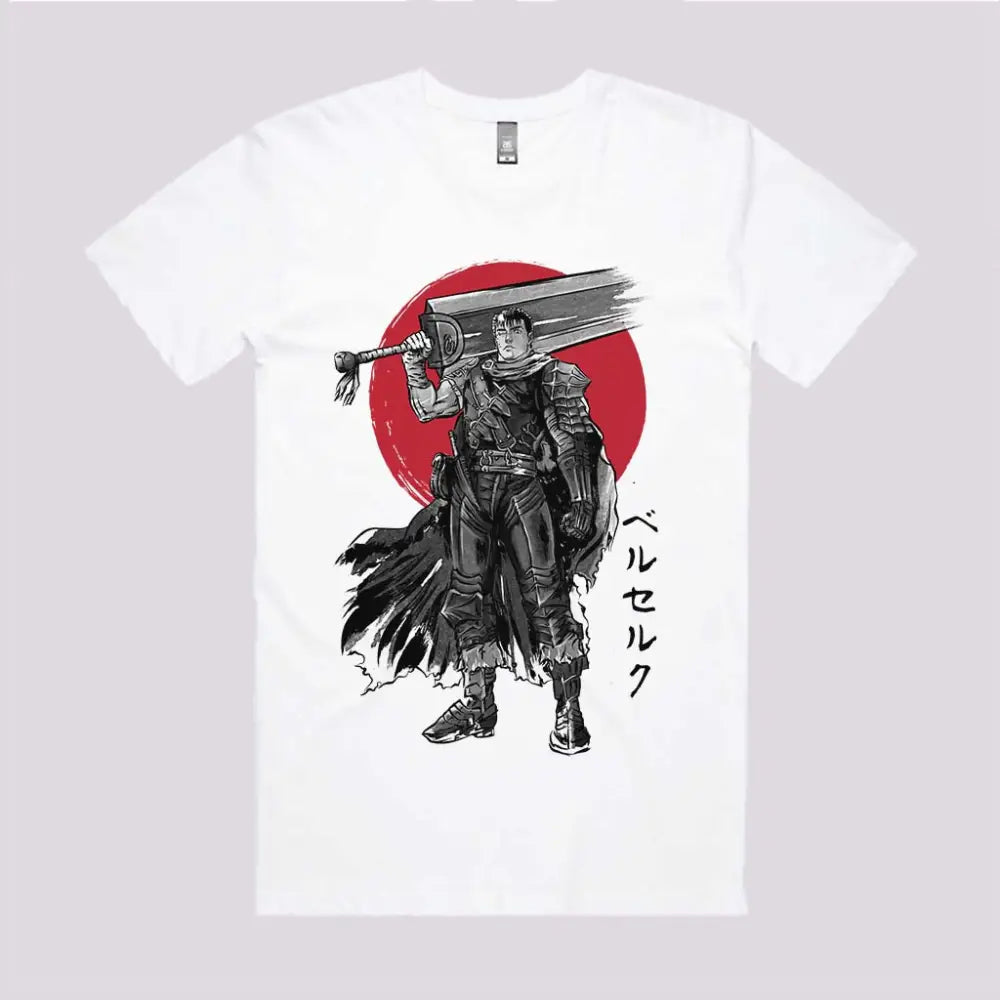 Black Swordsman Sumi-e T-Shirt