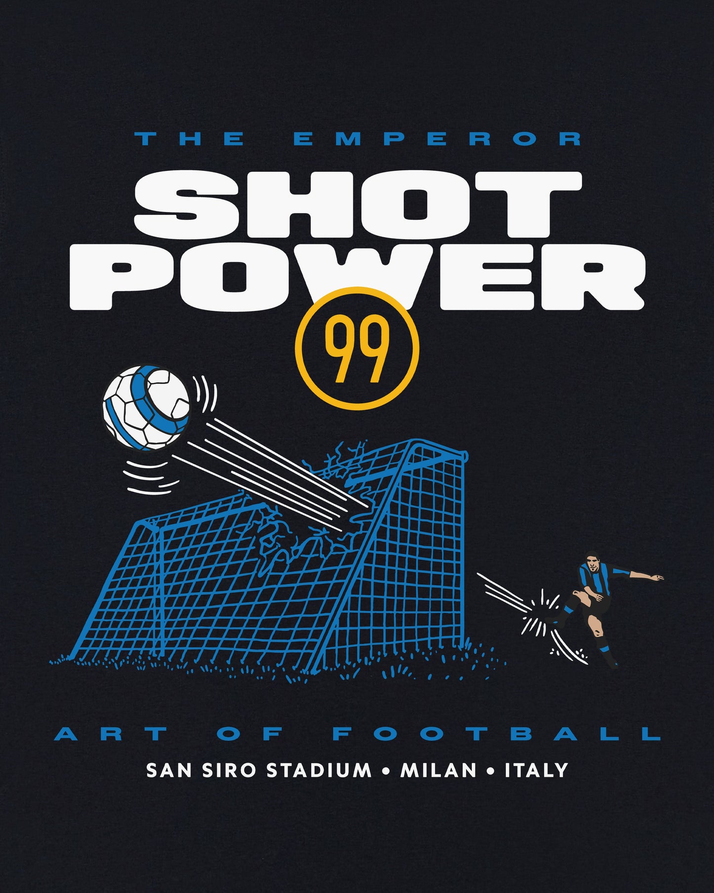 Shot Power 99 Black Tee