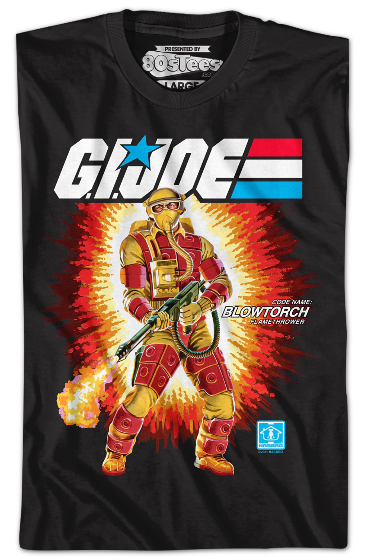 Box Art Blowtorch GI Joe T-Shirt