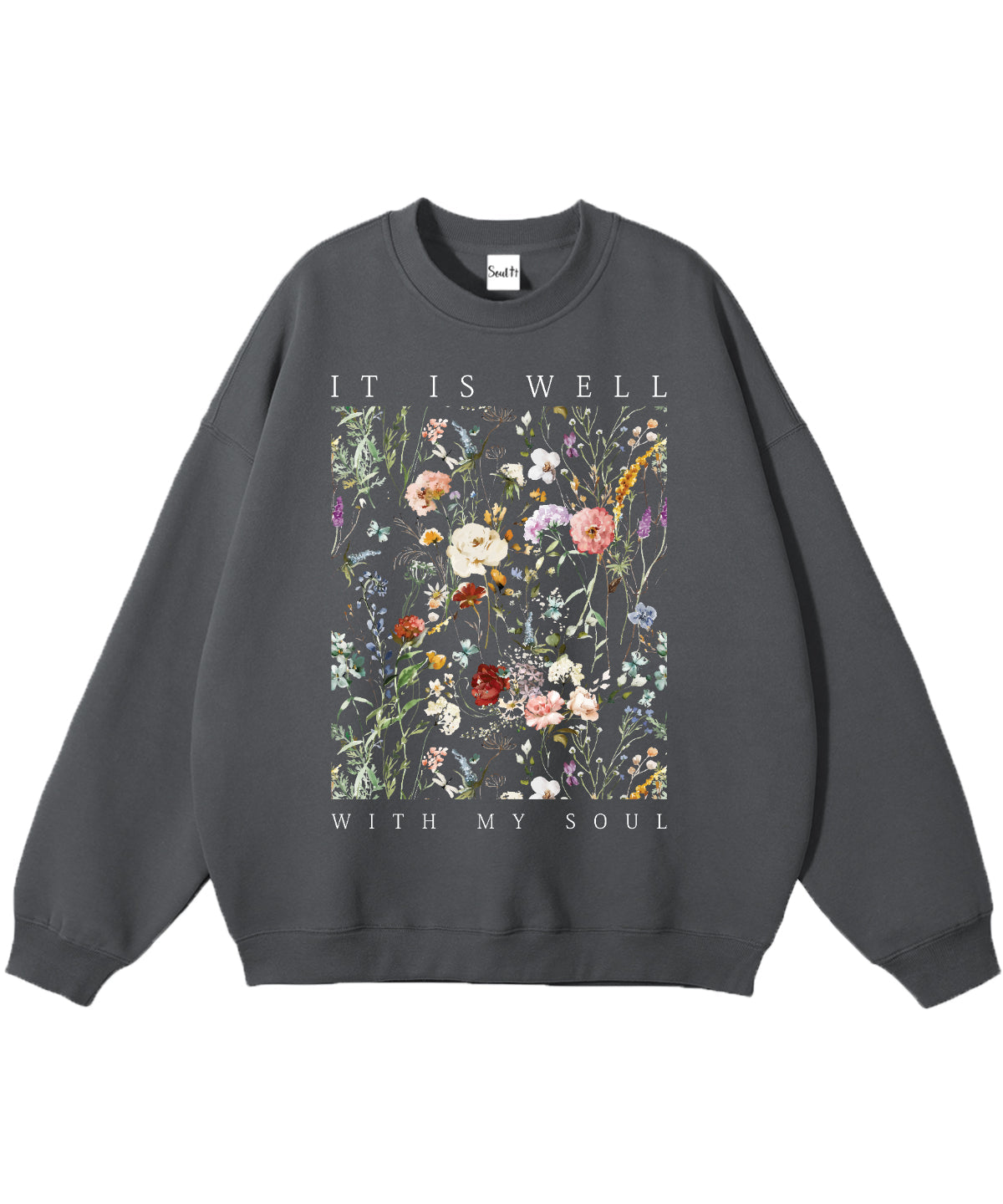 It Is Well With My Soul Cotton Christian Sweatshirt Style001