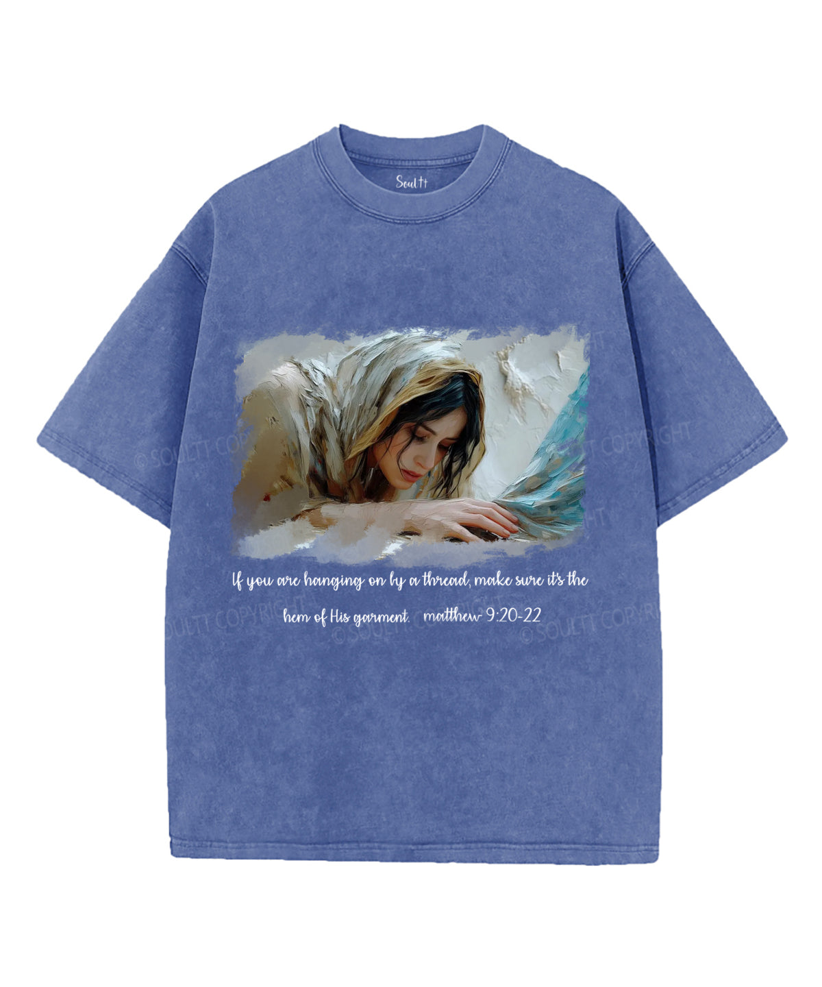 If You are Hanging on Unisex Washed Christian T-shirt