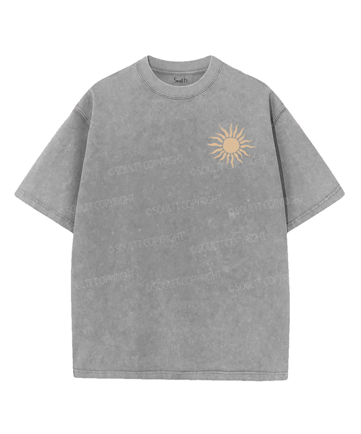 Consider The Wildflowers Double Sided Unisex Washed Christian T-shirt Style001