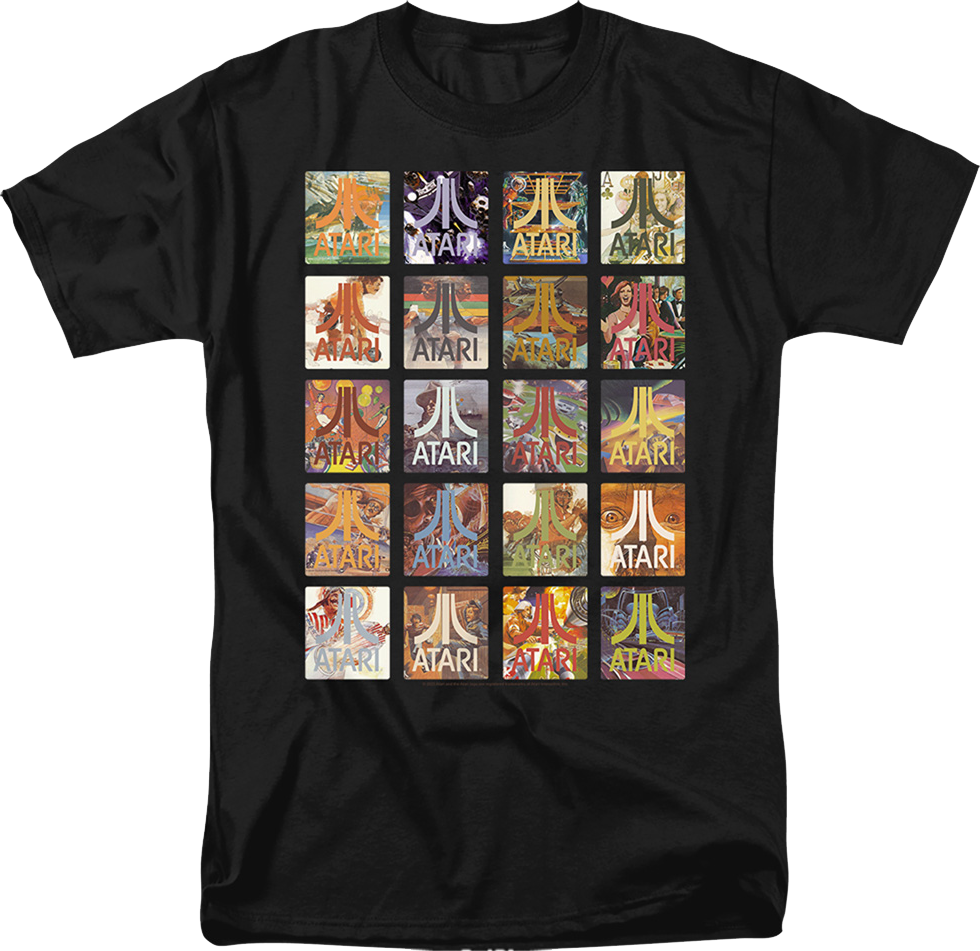 Classic Games Collage Atari T-Shirt
