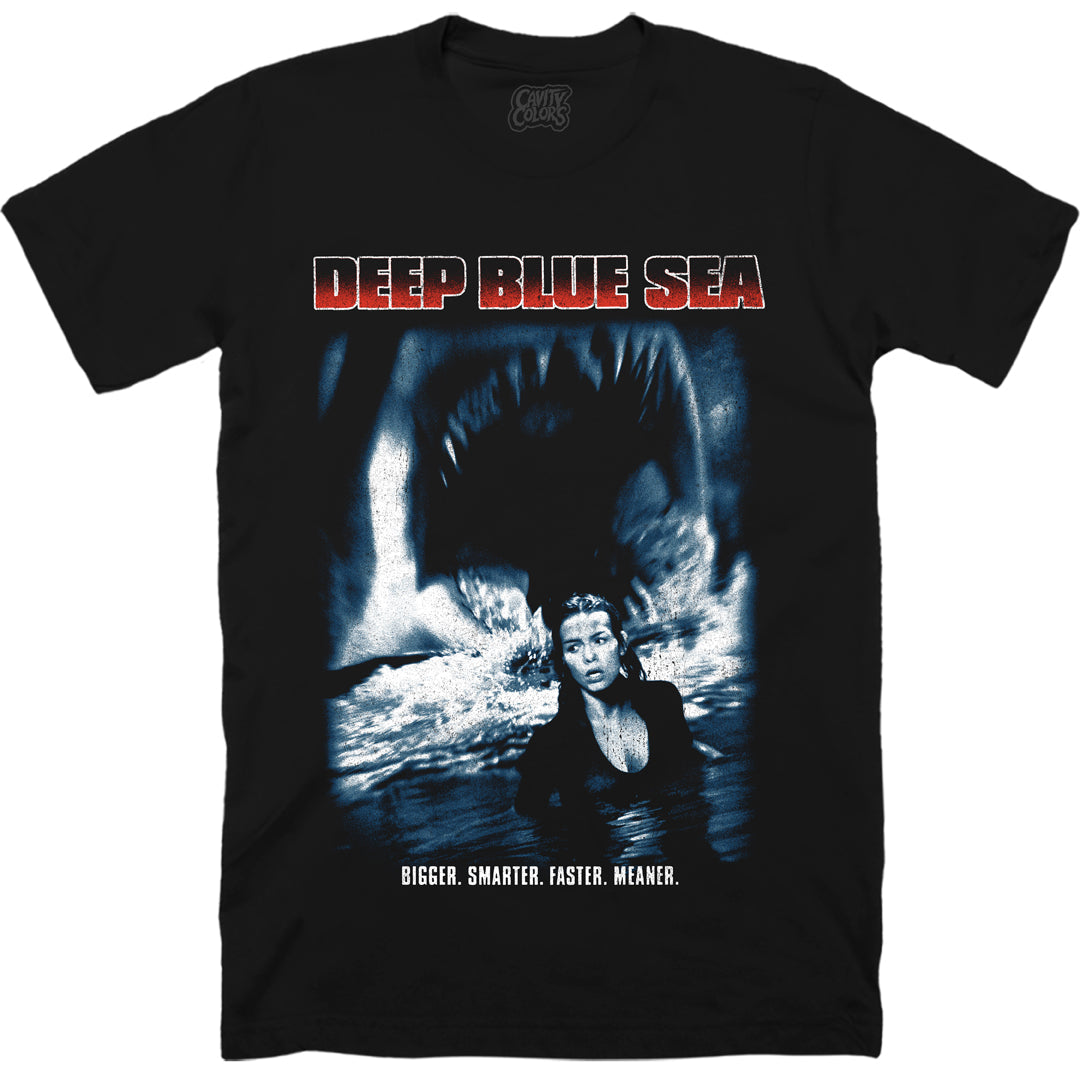 DEEP BLUE SEA: '90S MONSTER MOVIE - T-SHIRT