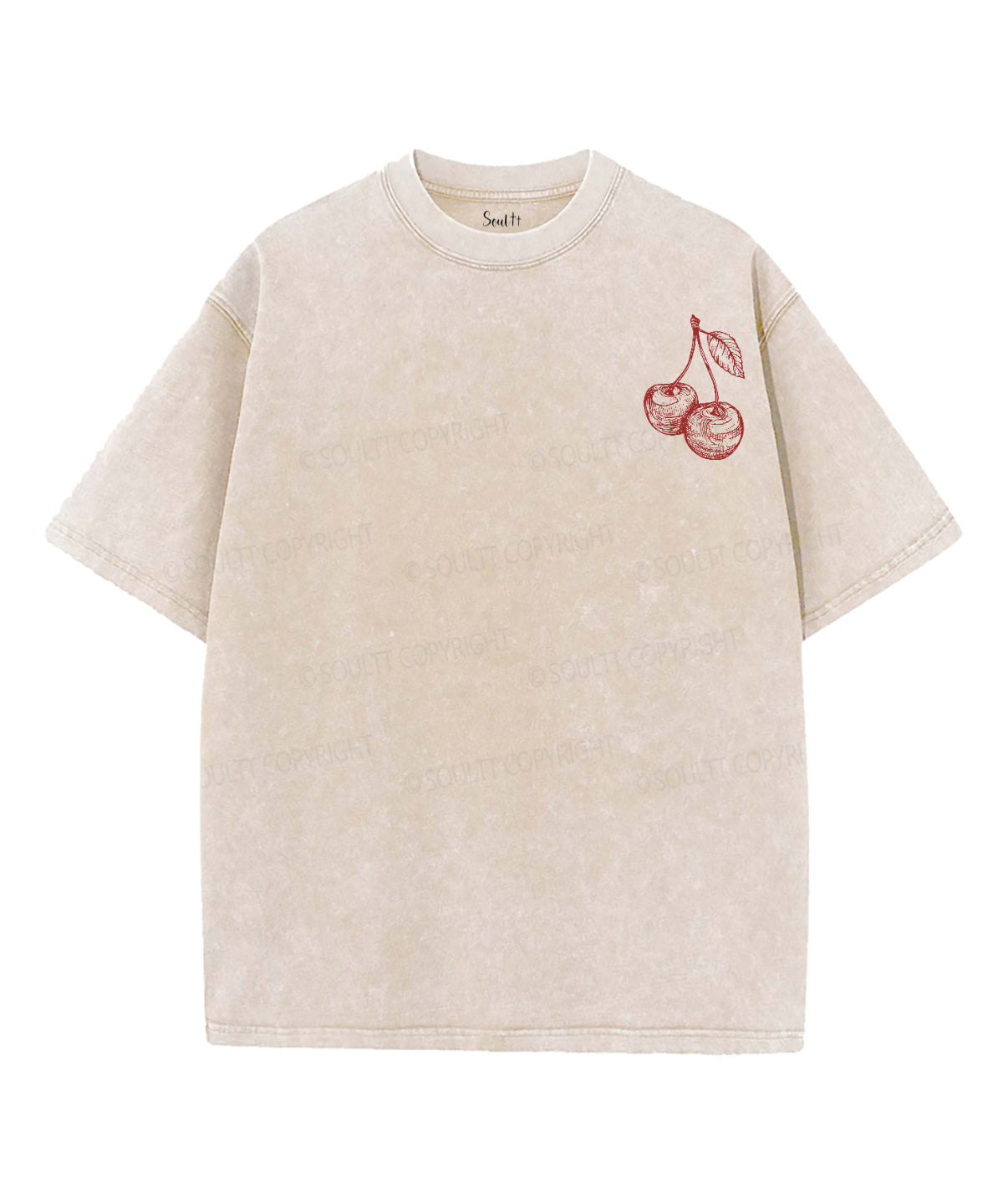 Fruit Of The Spirit Double Sided Unisex Washed Christian T-shirt Style007