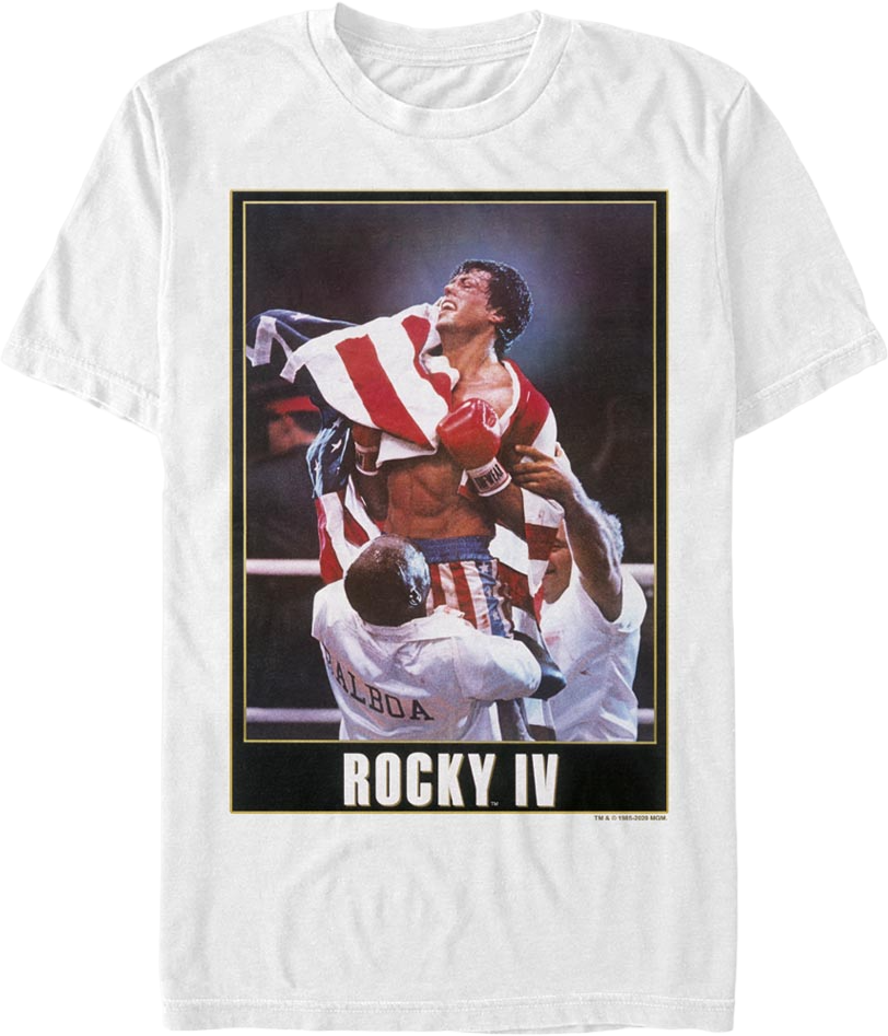 Framed Poster Rocky IV T-Shirt