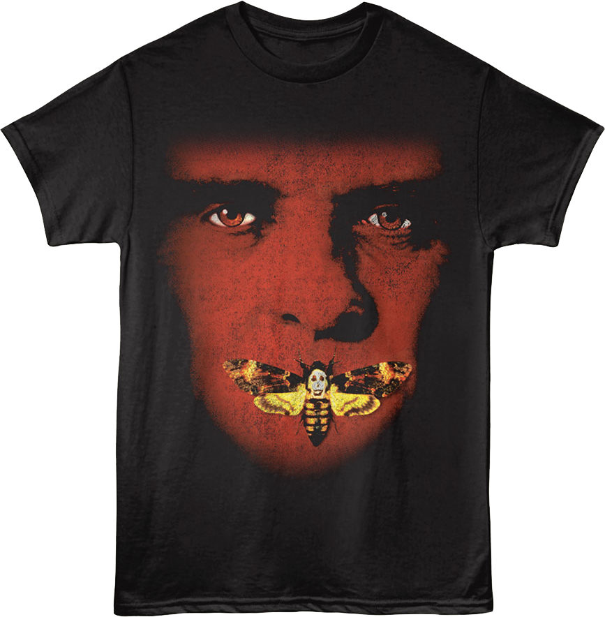 Front & Back Poster Silence of the Lambs T-Shirt