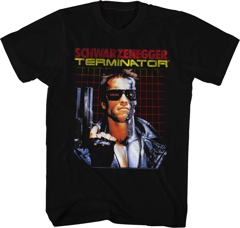 Grid Poster Terminator T-Shirt