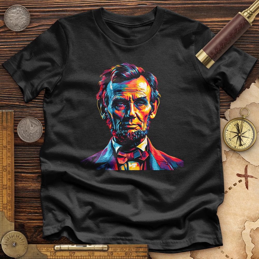 Abe Lincoln Vibrant Premium QualityTee