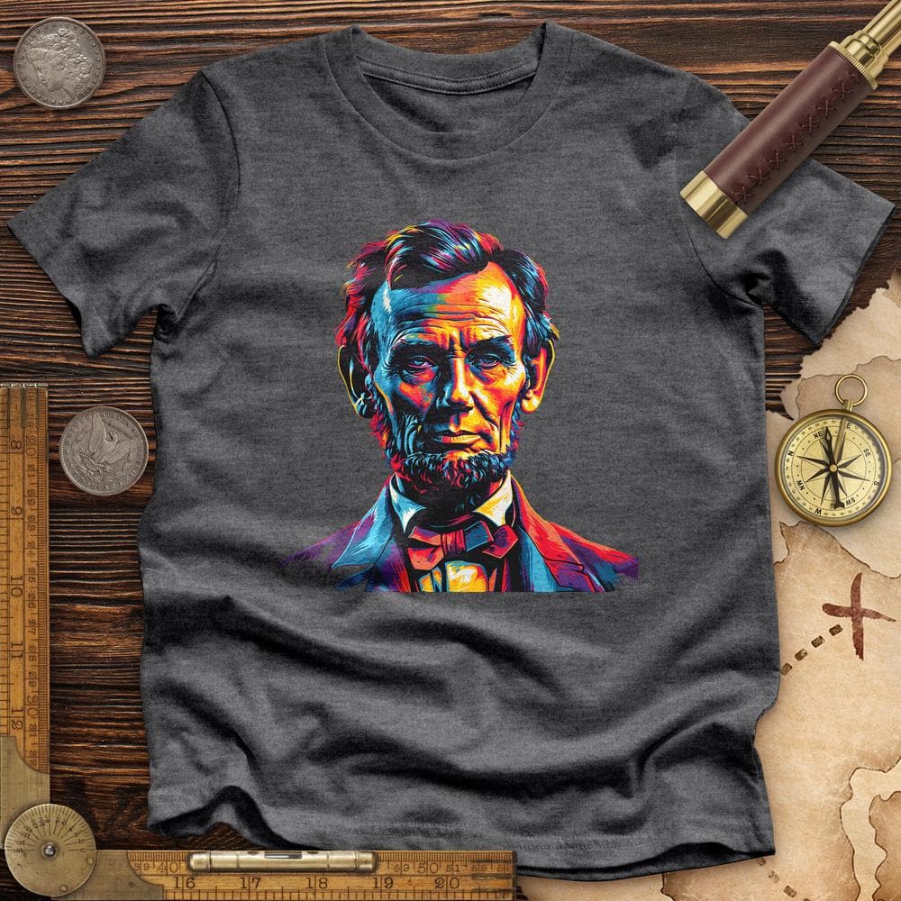 Abe Lincoln Vibrant Premium QualityTee