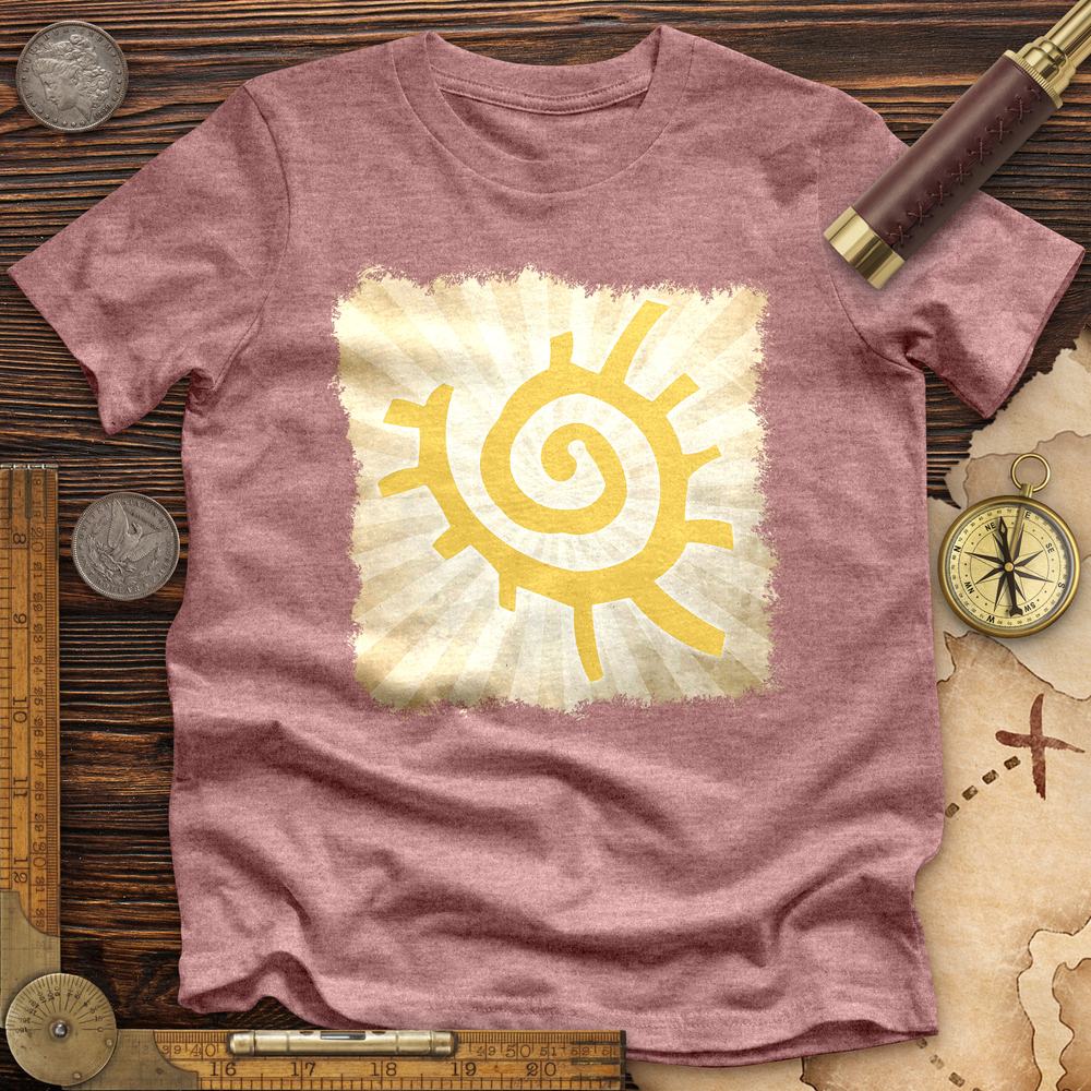 Native American Sun Symbol Premium Quality Tee