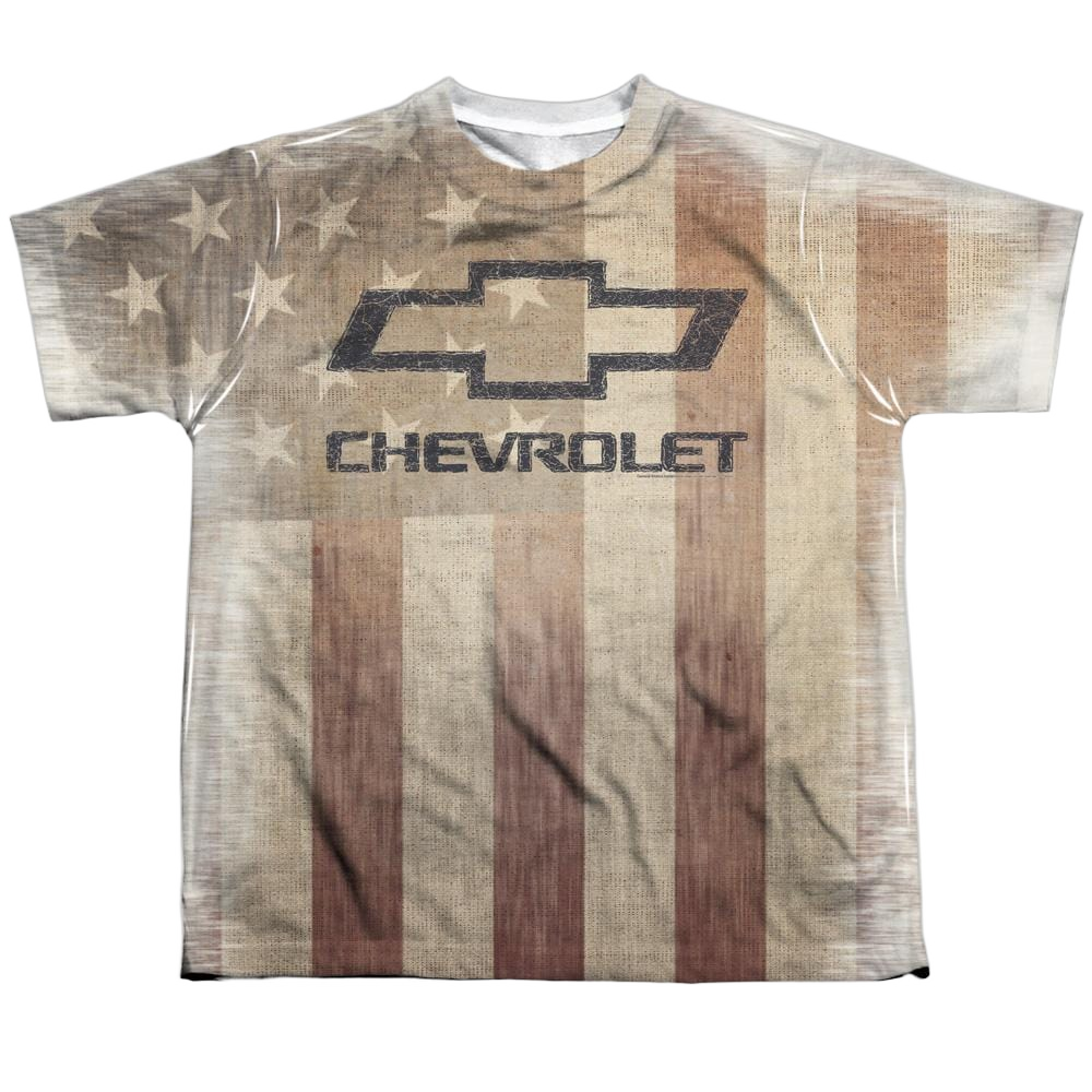 Chevy - American Pride Youth All Over Print 100% Poly T-Shirt