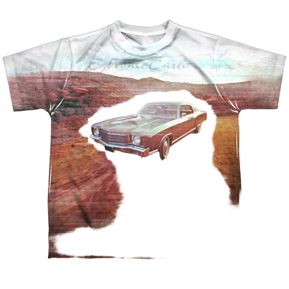 Chevy - Monte Carlo Old Photo Youth All Over Print 100% Poly T-Shirt