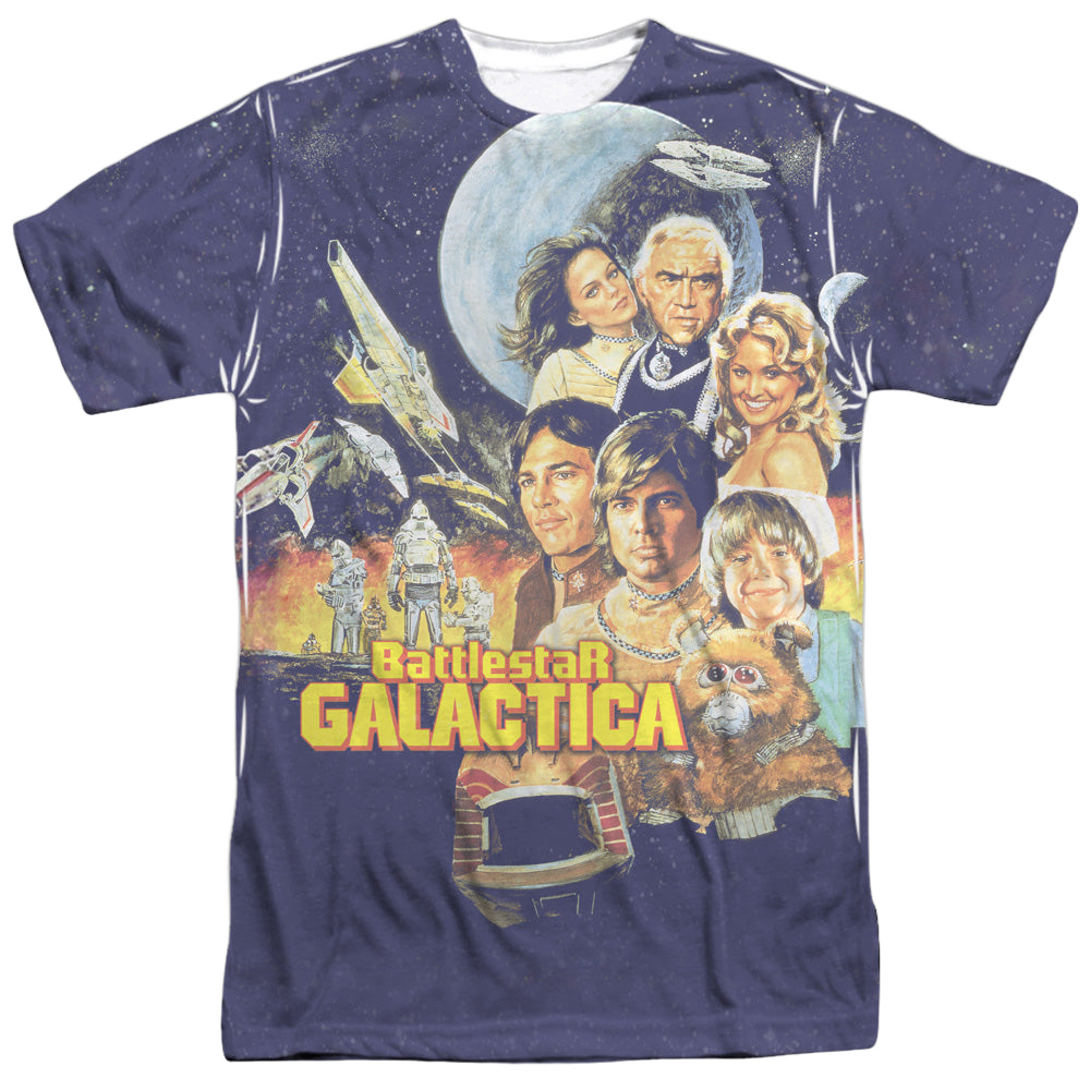 Battlestar Galactica (1978) Bsg(Classic) Vintage Poster - Men's All-Over Print T-Shirt