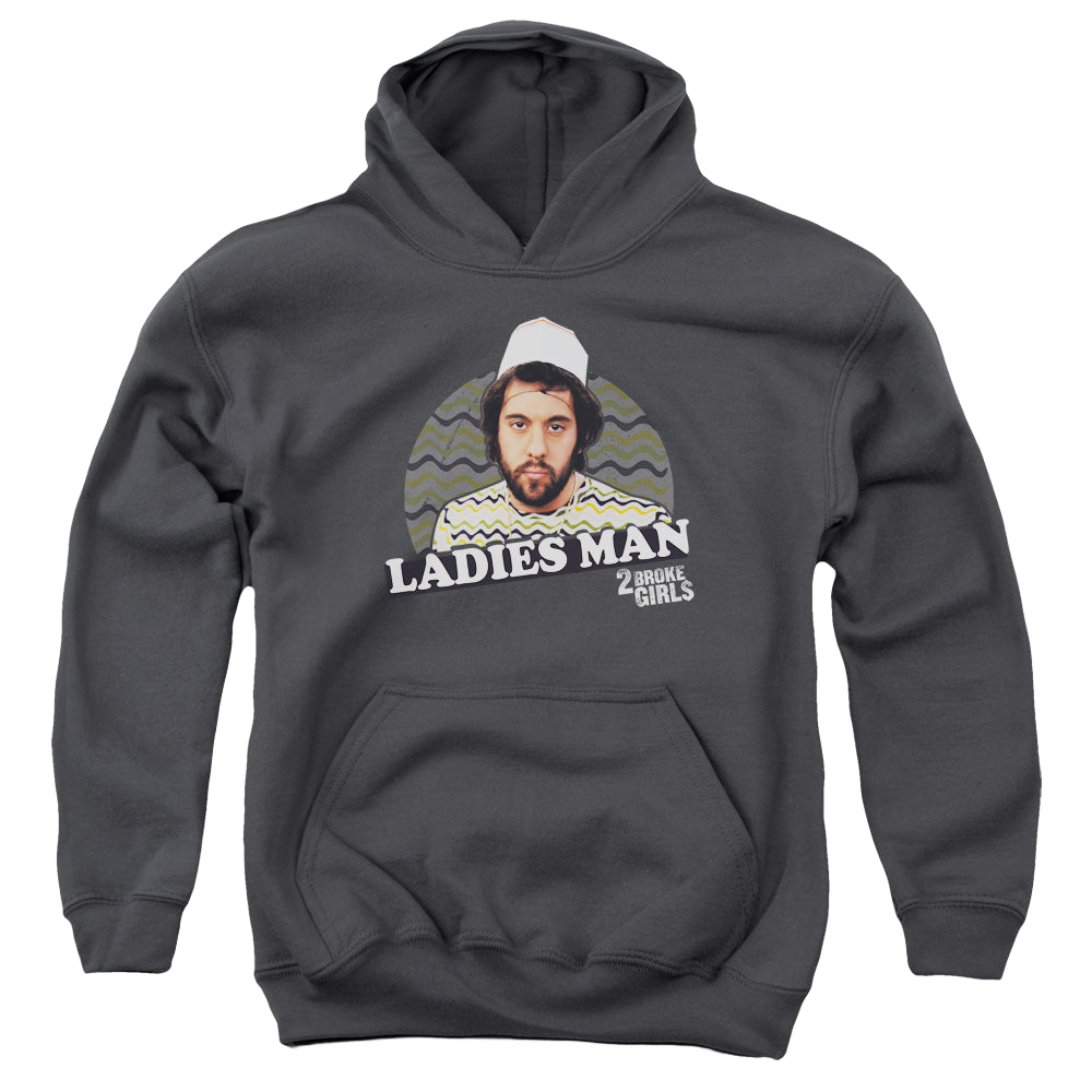 2 Broke Girls Ladies Man - Youth Hoodie