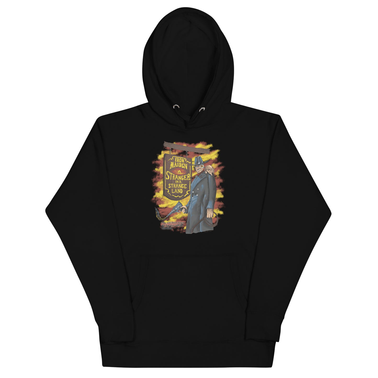 Iron Maiden Strange Land Texas 1987 Vintage Tour Hoodie