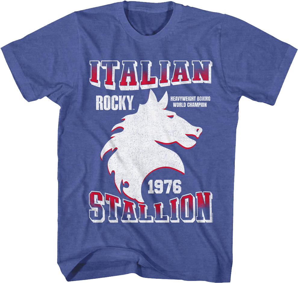 Italian Stallion World Champion Rocky T-Shirt