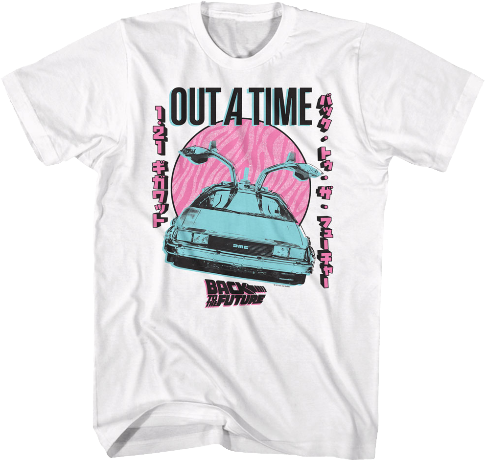 Japanese Pastel Poster Back To The Future T-Shirt
