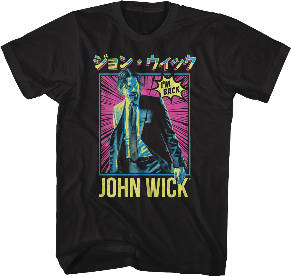 Japanese Poster John Wick T-Shirt