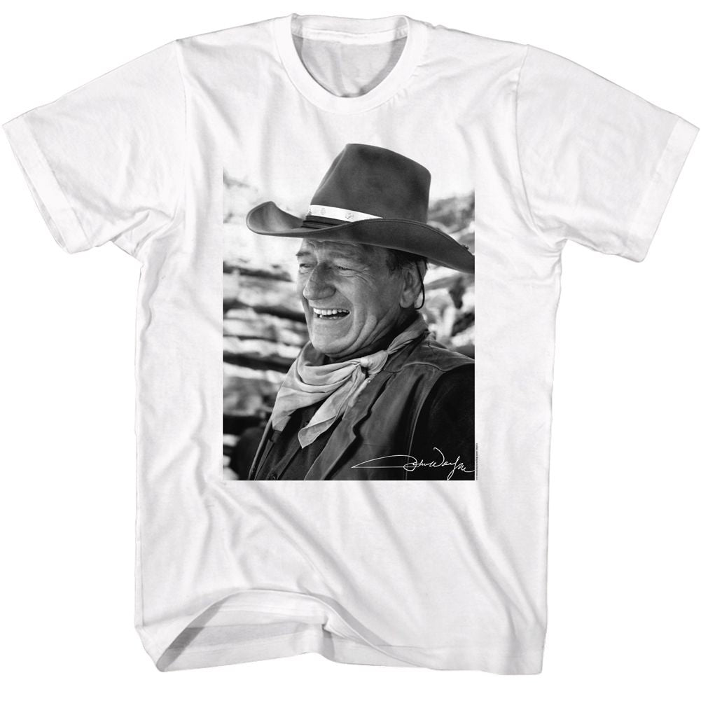 John Wayne - BW Photo Boyfriend Tee