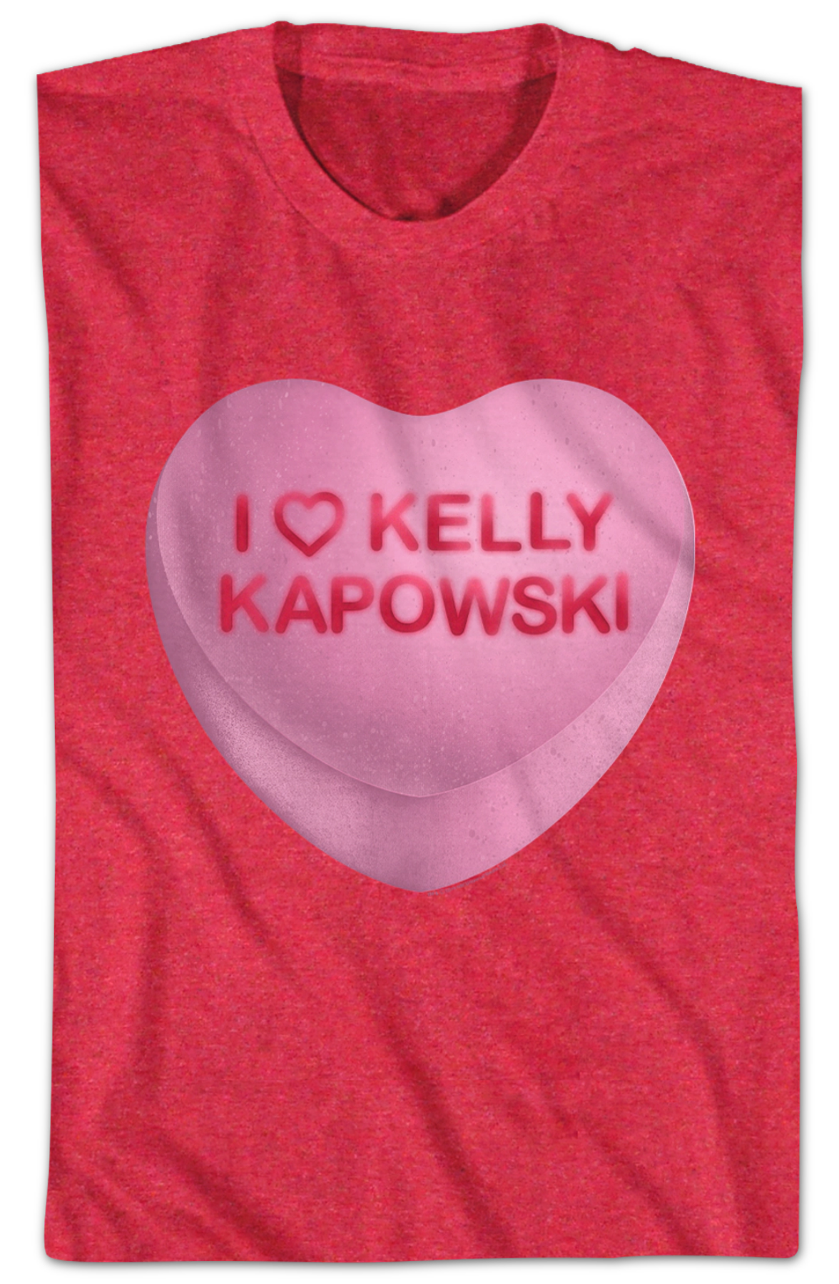 Kelly Kapowski Candy Heart Saved By The Bell T-Shirt