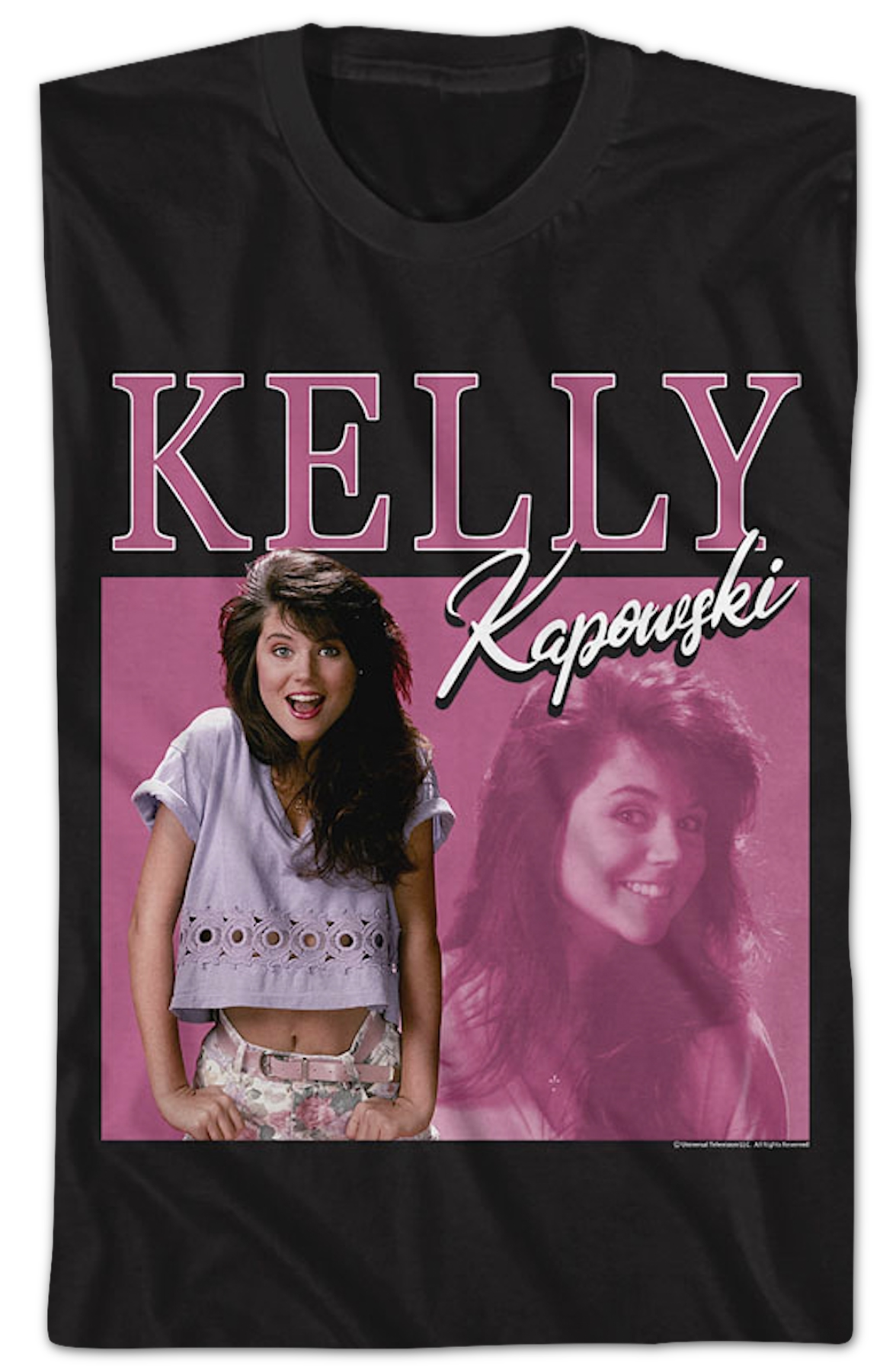 Kelly Kapowski Glamour Photo Saved By The Bell T-Shirt